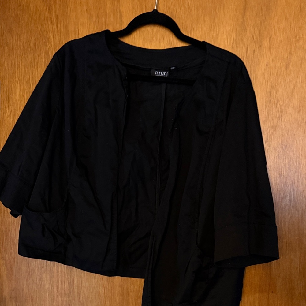 a.n.a Black Pea Coat